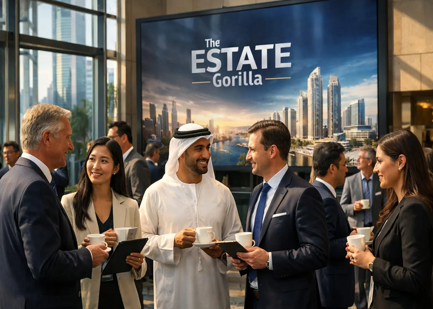 Architectural model of a city